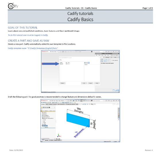 Picture of Tutorial 01 Cadify Basics